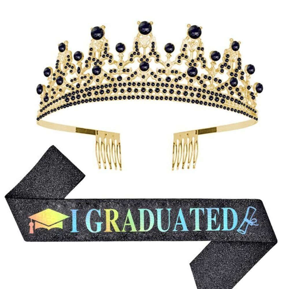 4747 Graduation Sash and Crown Kit Graduation Party Supplies for Girl